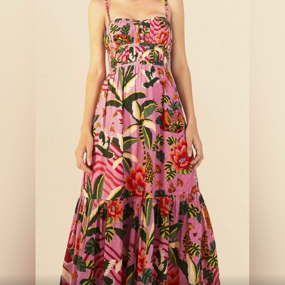 Farm Rio Leopard Dress